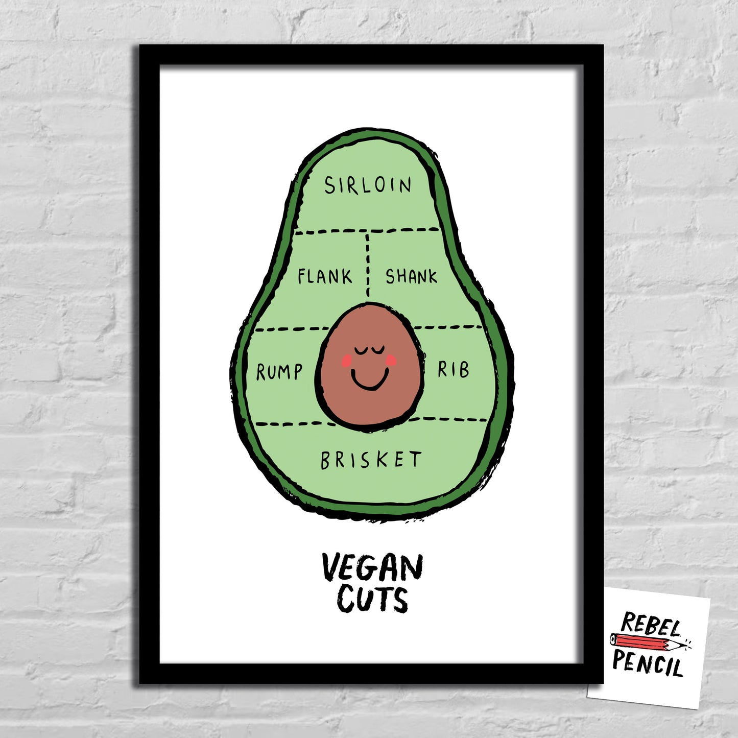 Vegan Cuts - Avo print