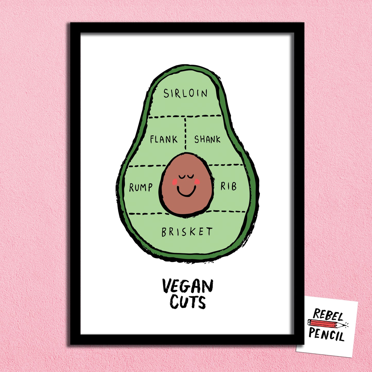 Vegan Cuts - Avo print