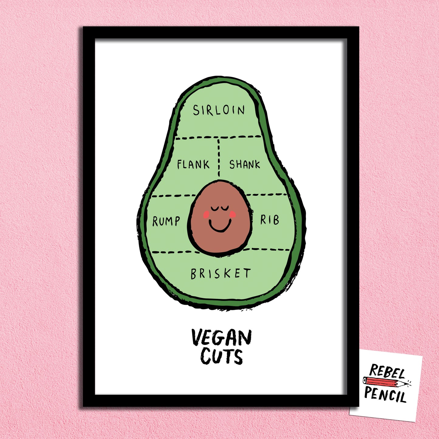 Vegan Cuts - Avo print