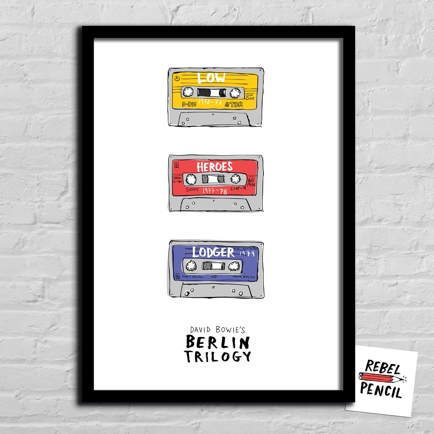David Bowie - Berlin Trilogy print