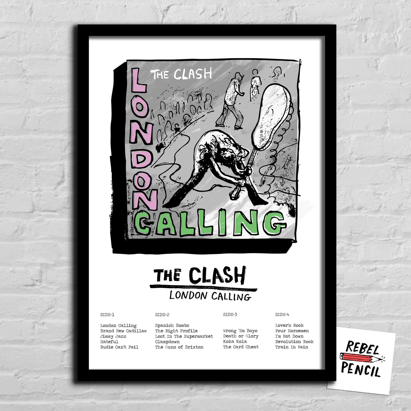 The Clash - London Calling print