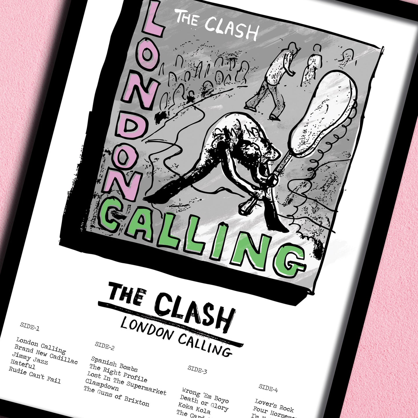 The Clash - London Calling print