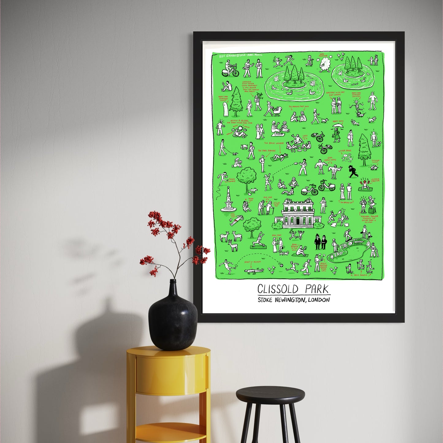 Clissold park Print