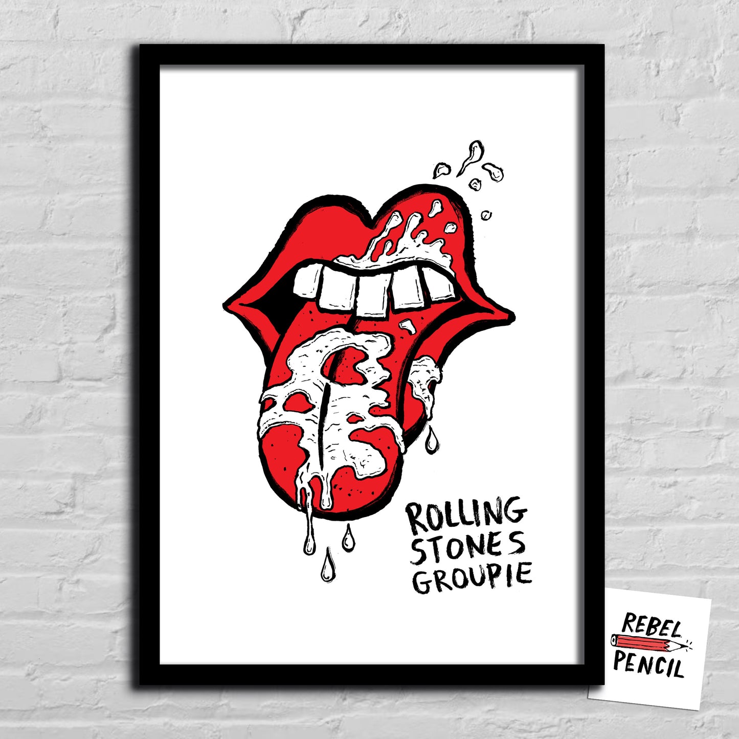 Rolling Stones - Groupie print