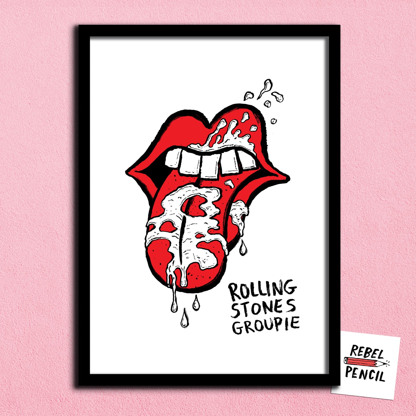 Rolling Stones - Groupie print