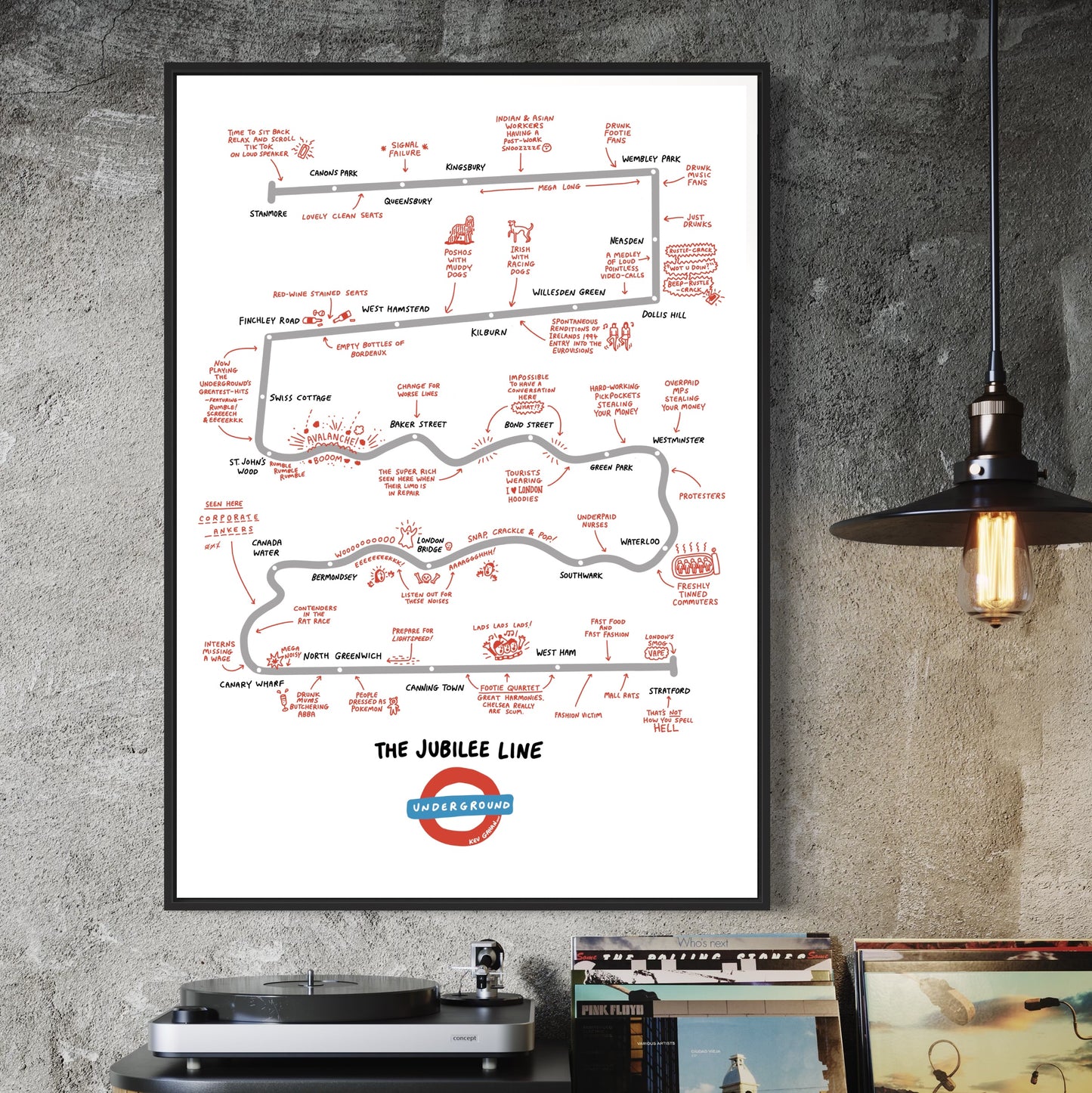 Jubilee Line print