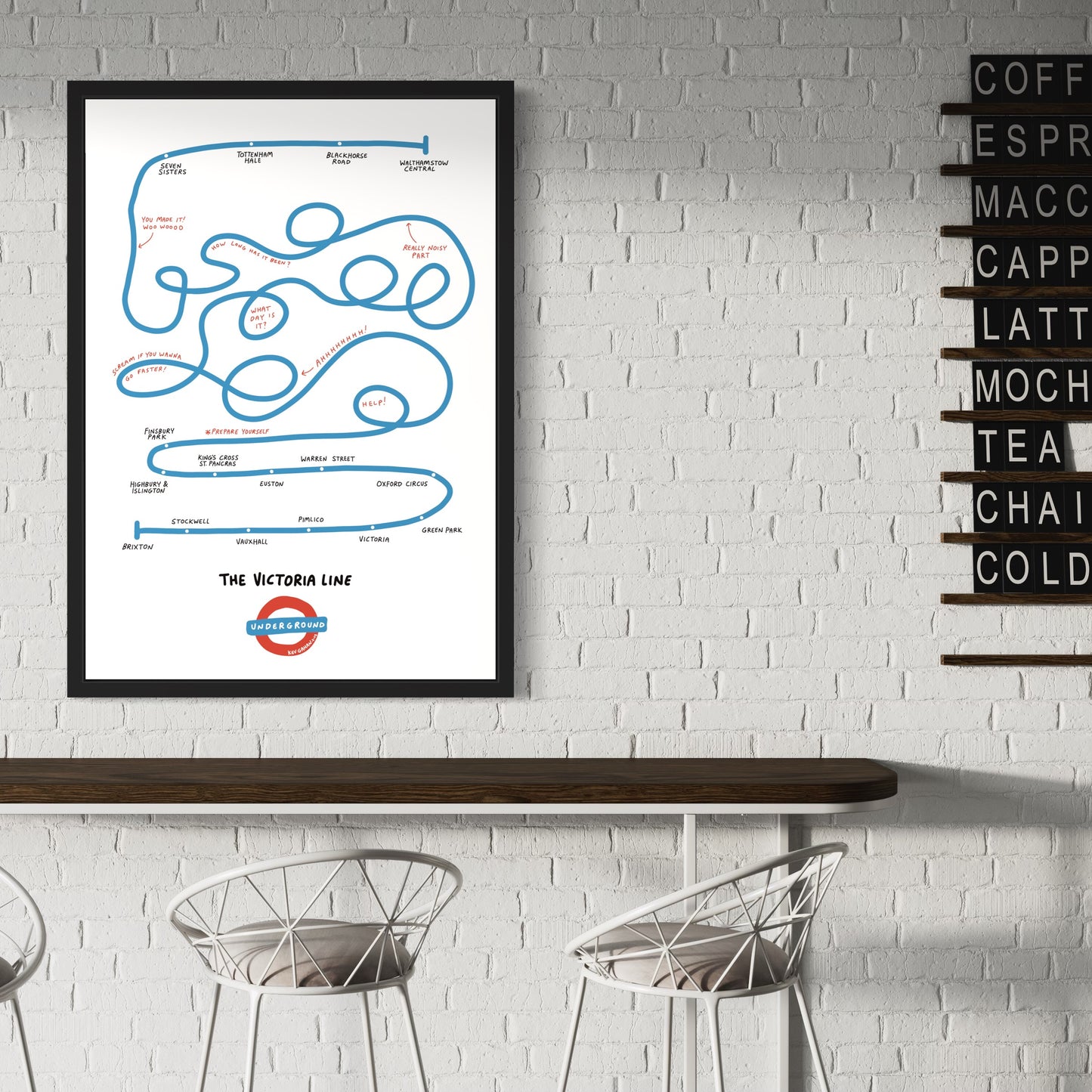 Victoria Line print