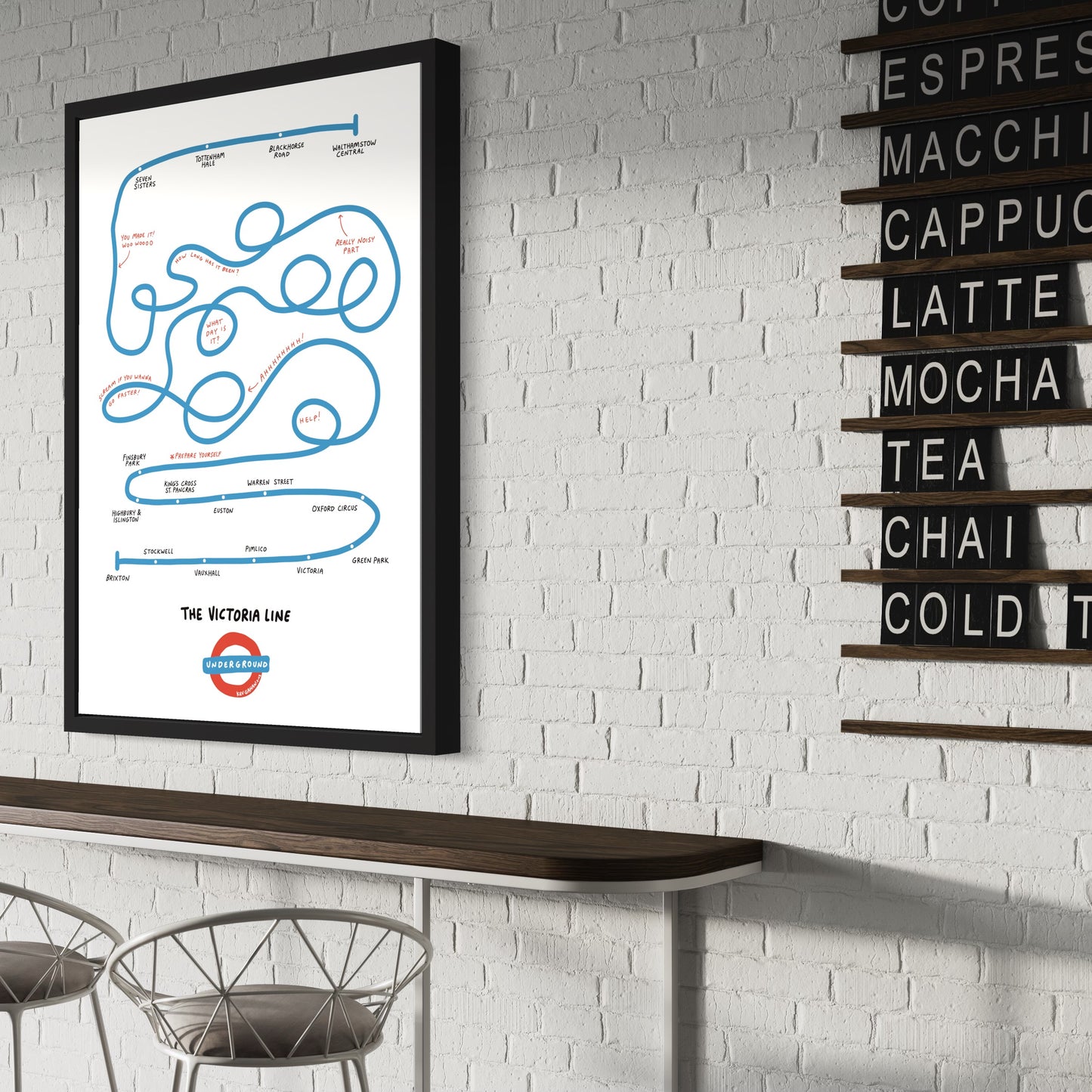 Victoria Line print