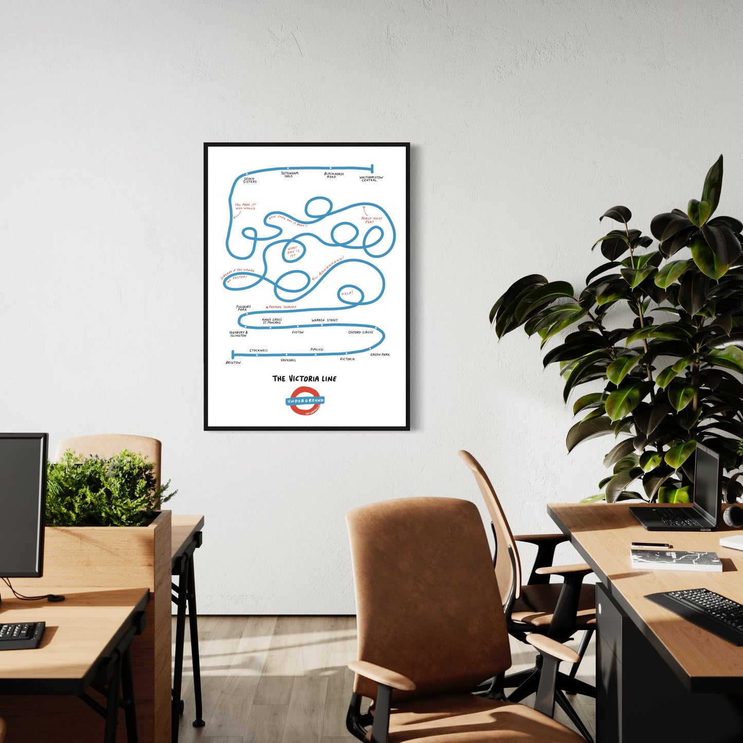 Victoria Line print