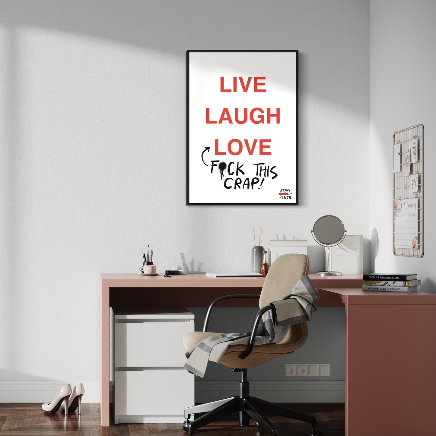 Live Love Laugh print