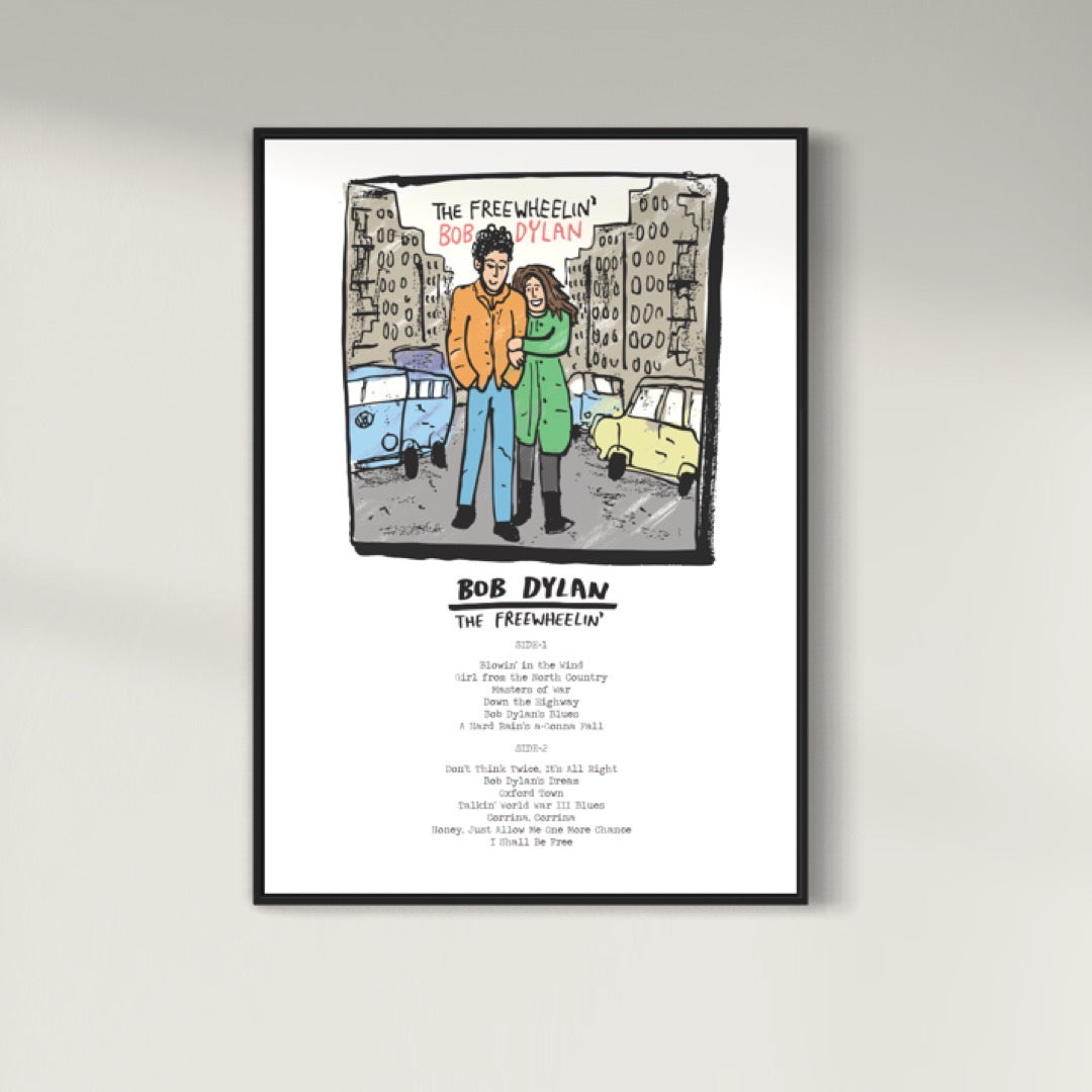 Bob Dyaln - Freewheelin' print
