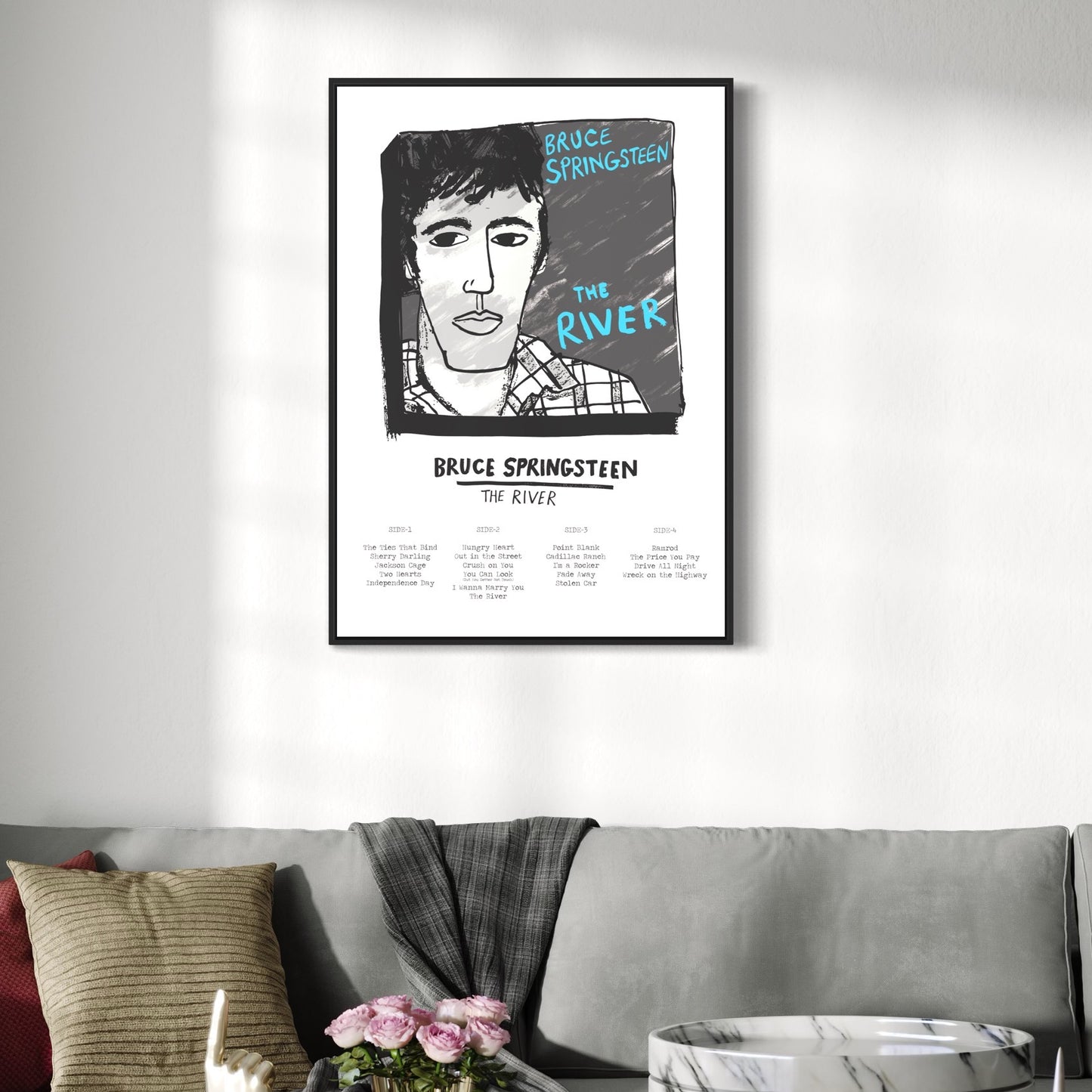 Bruce Springsteen - River print