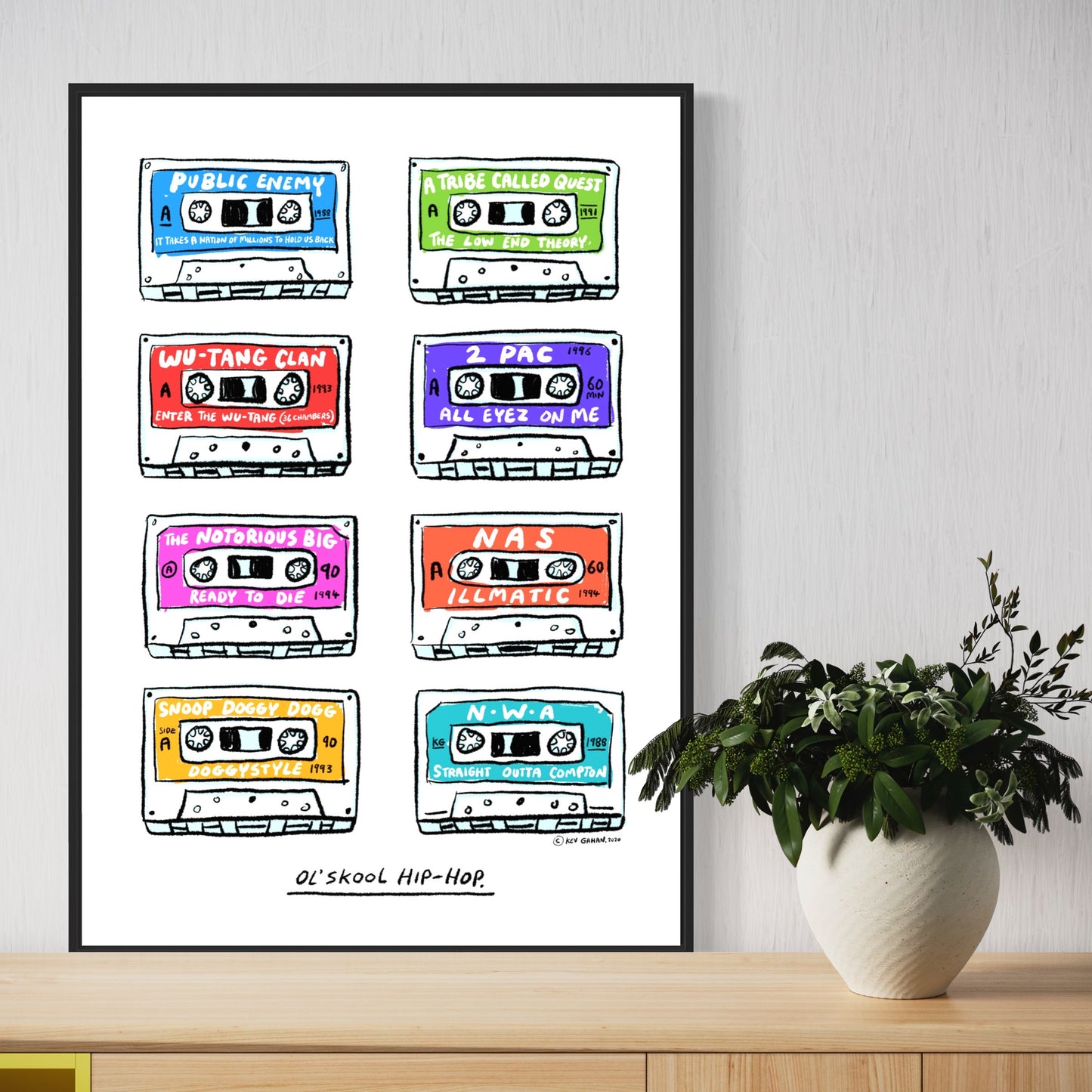 Ol' Skool Hip-Hop print