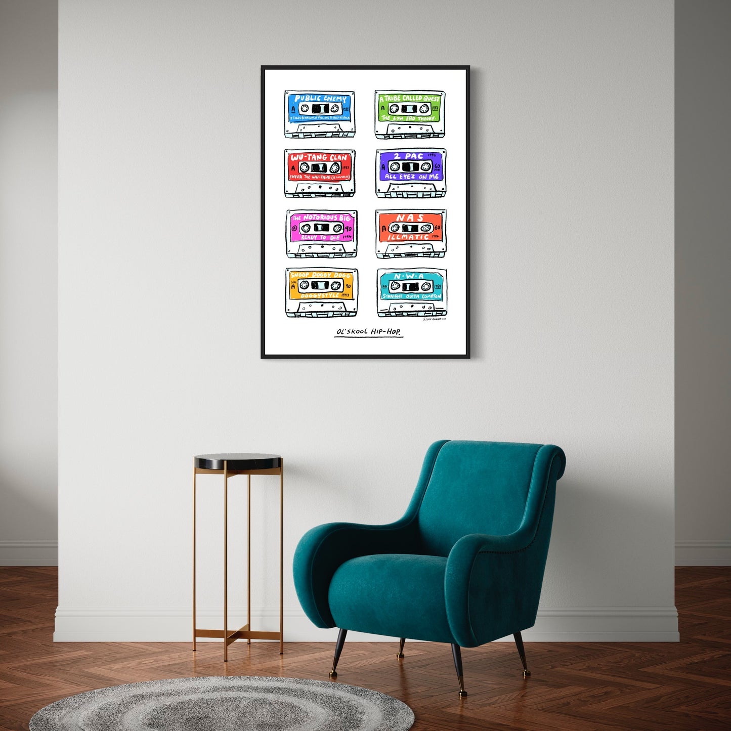 Ol' Skool Hip-Hop print