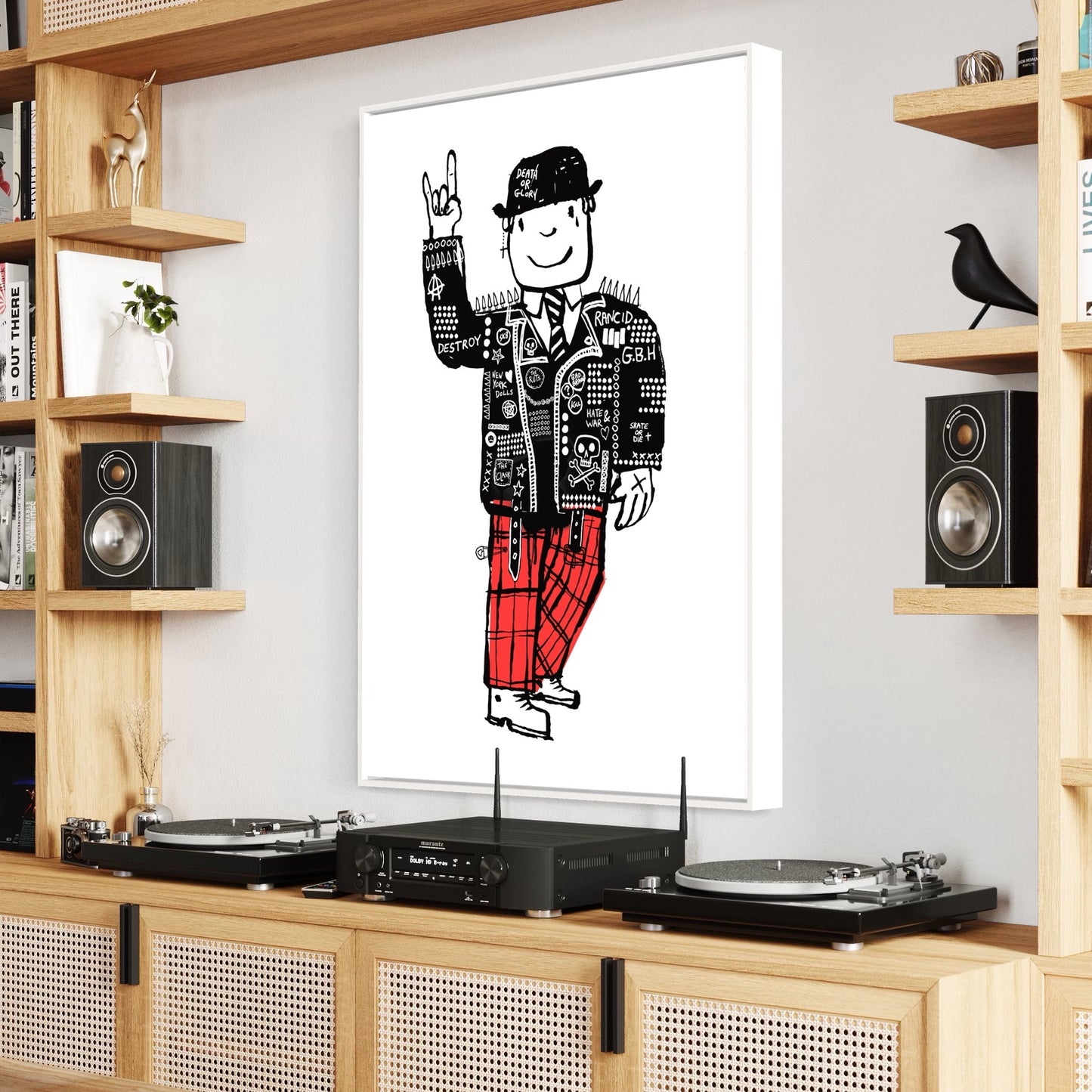 Mr Benn the Punk print
