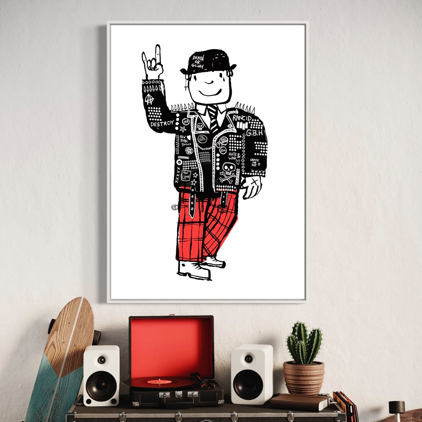 Mr Benn the Punk print
