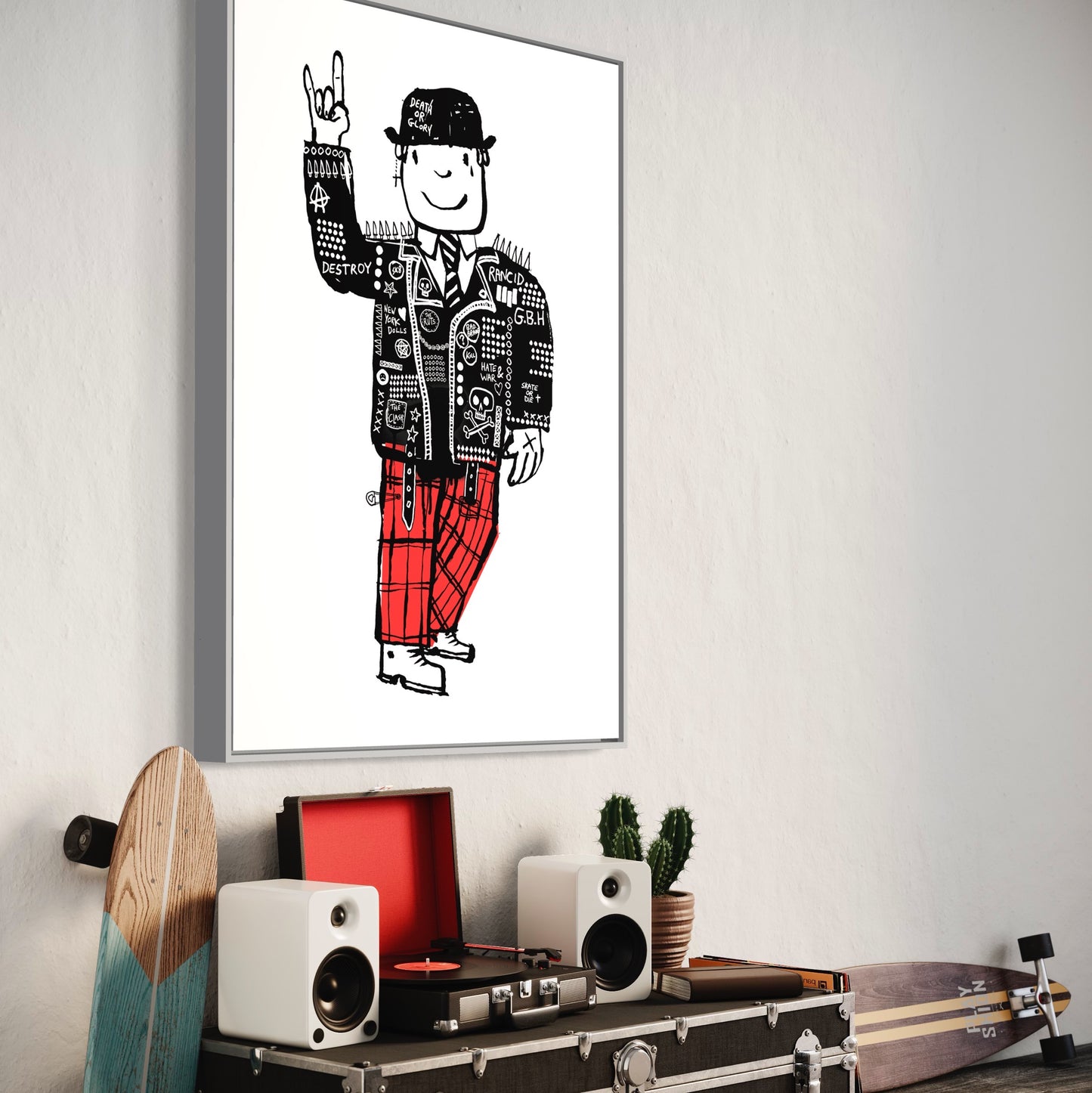 Mr Benn the Punk print