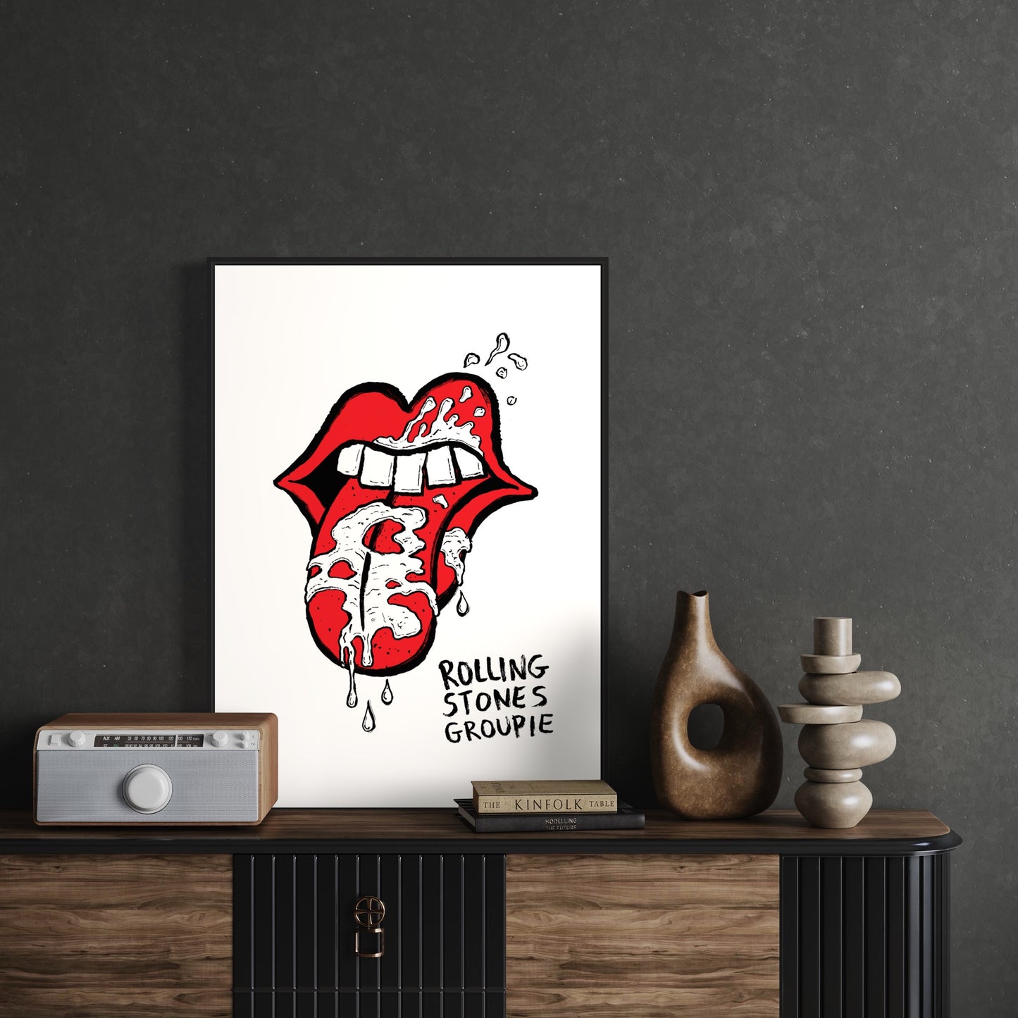 Rolling Stones - Groupie print