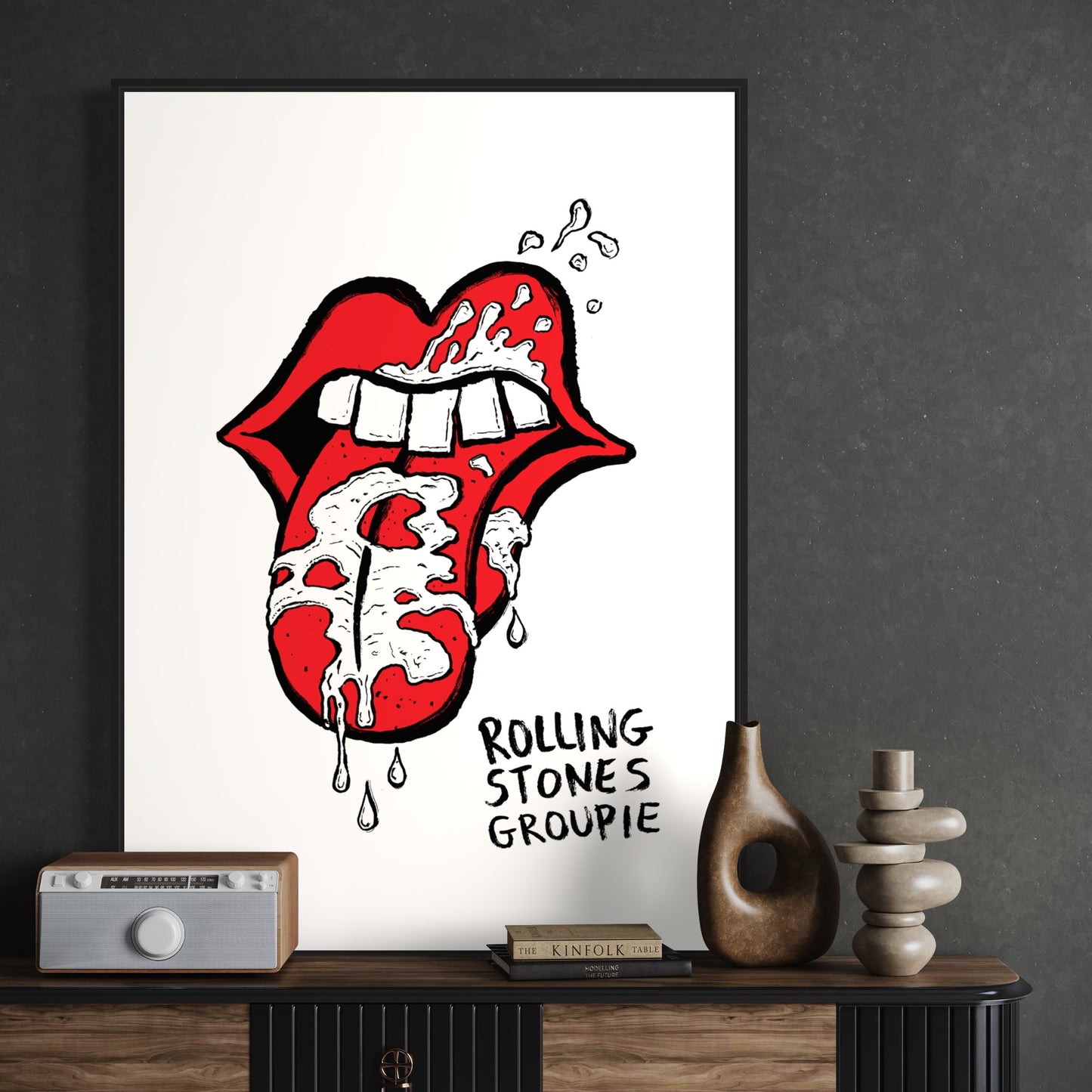 Rolling Stones - Groupie print