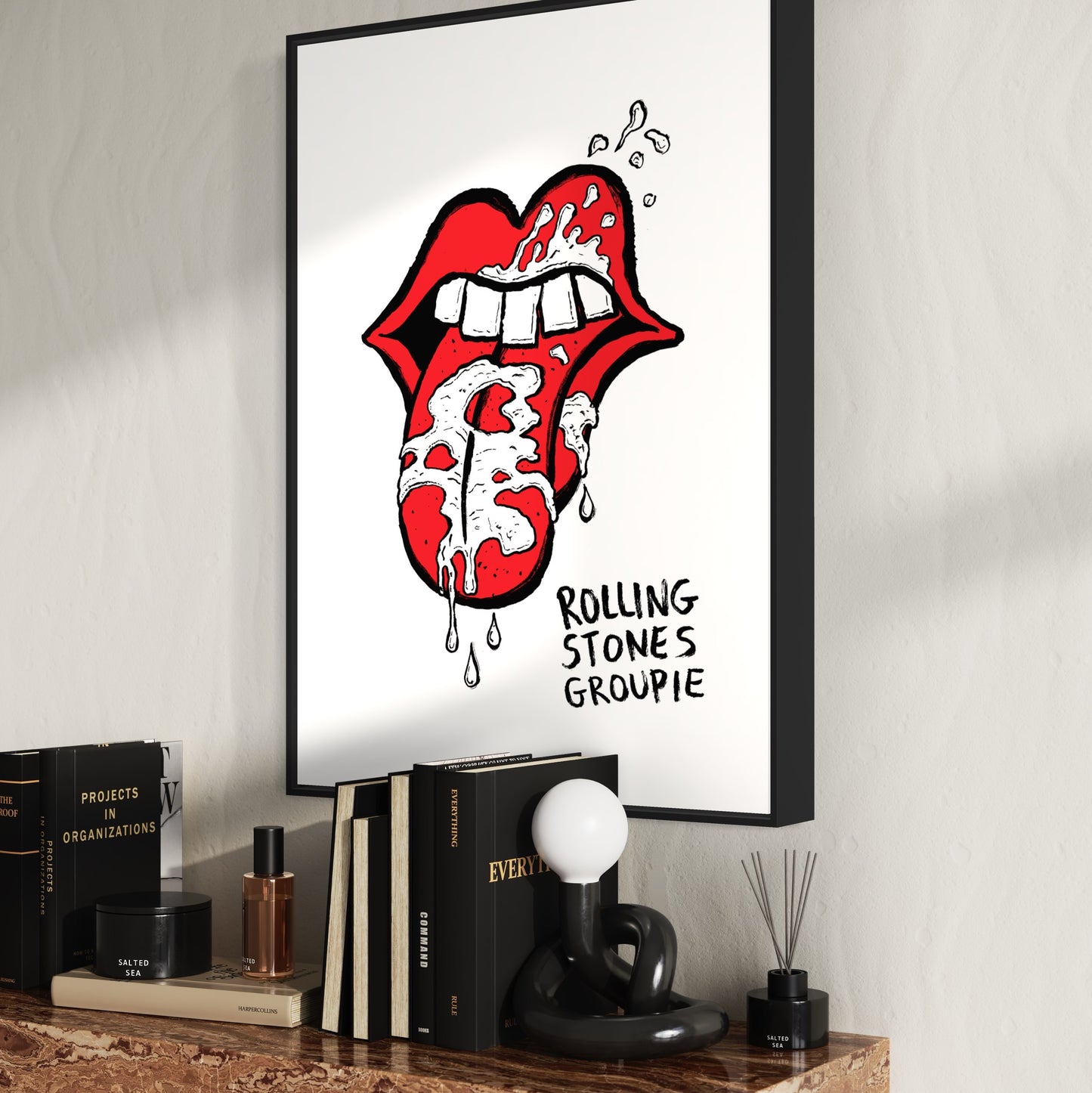 Rolling Stones - Groupie print