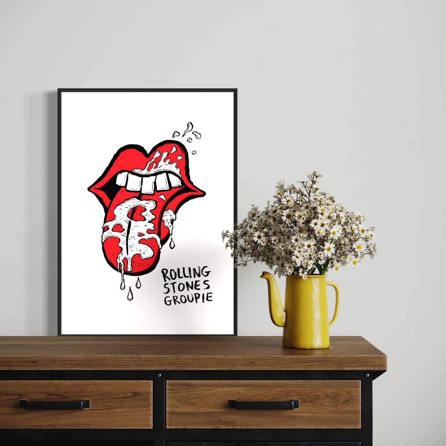 Rolling Stones - Groupie print