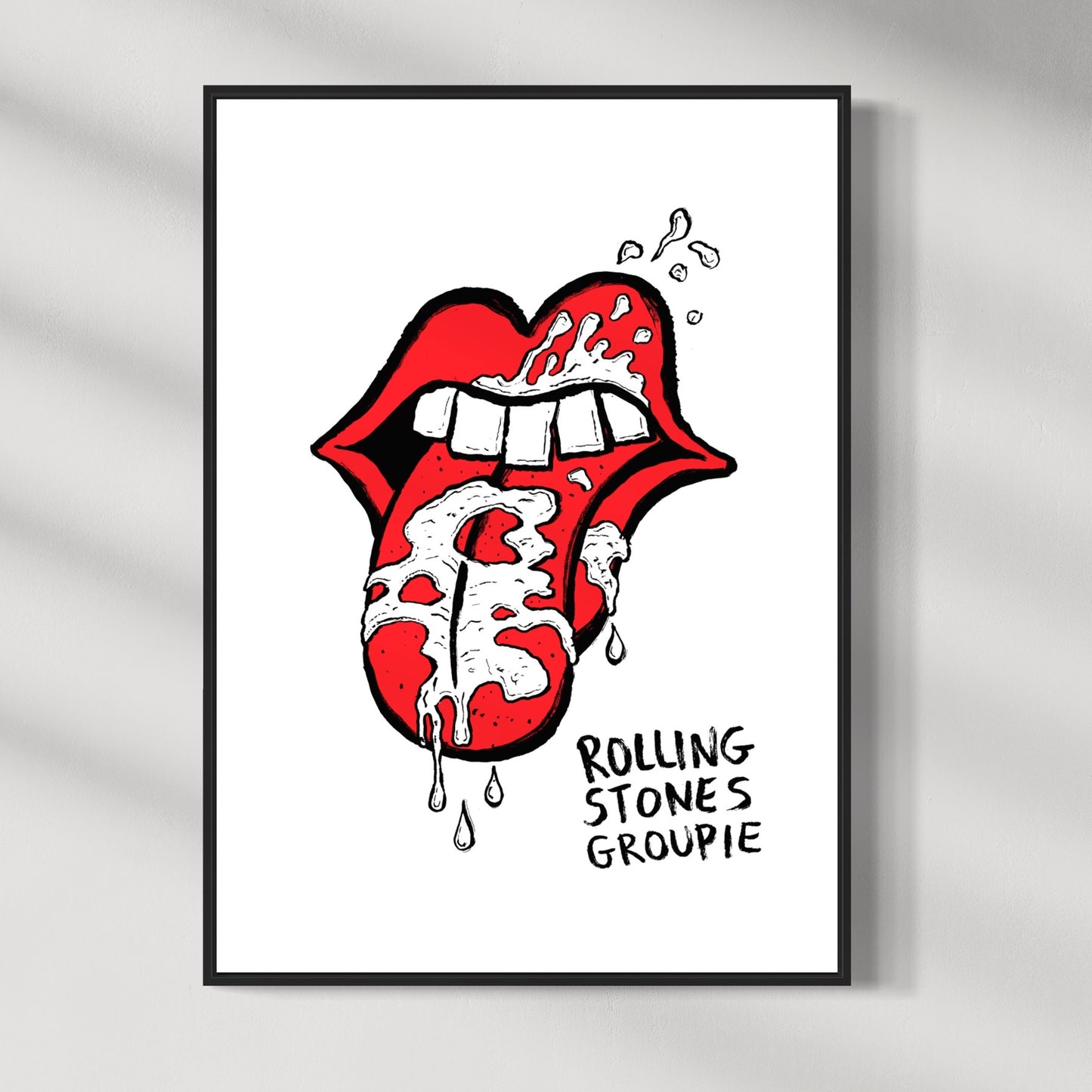 Rolling Stones - Groupie print