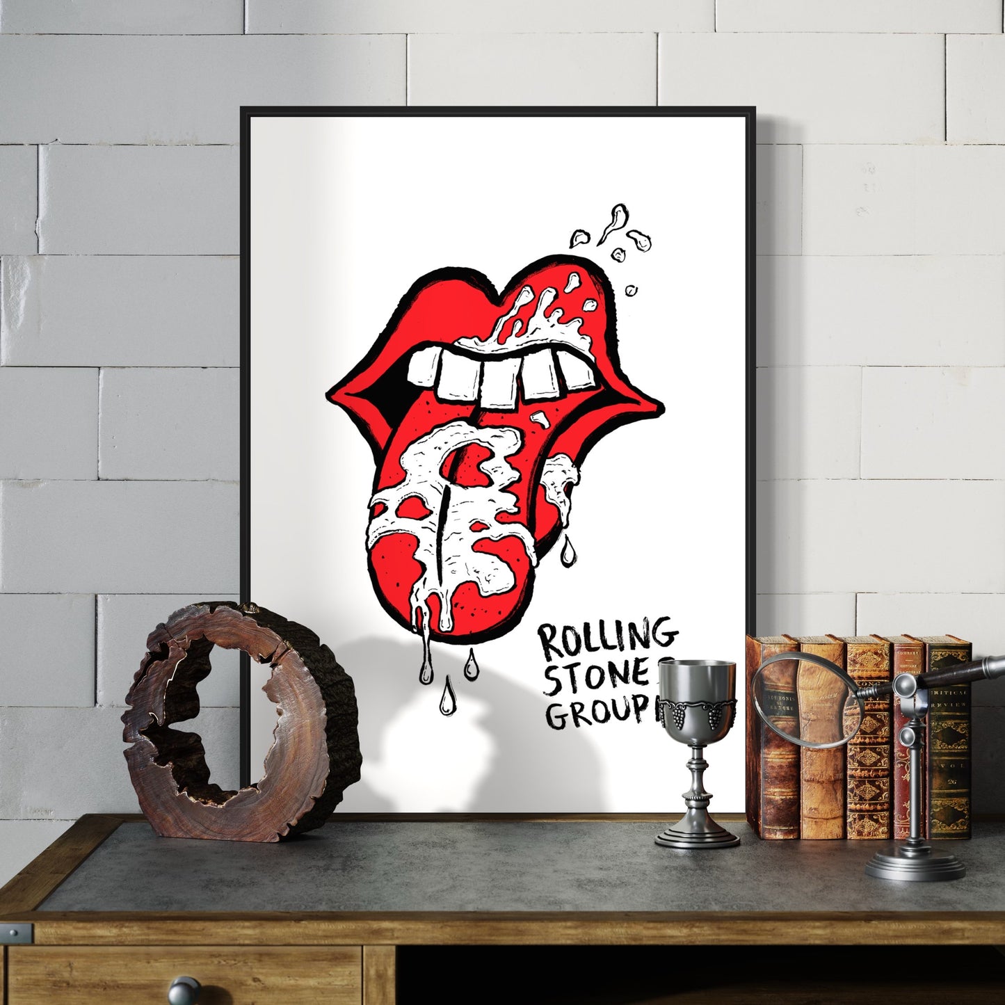 Rolling Stones - Groupie print