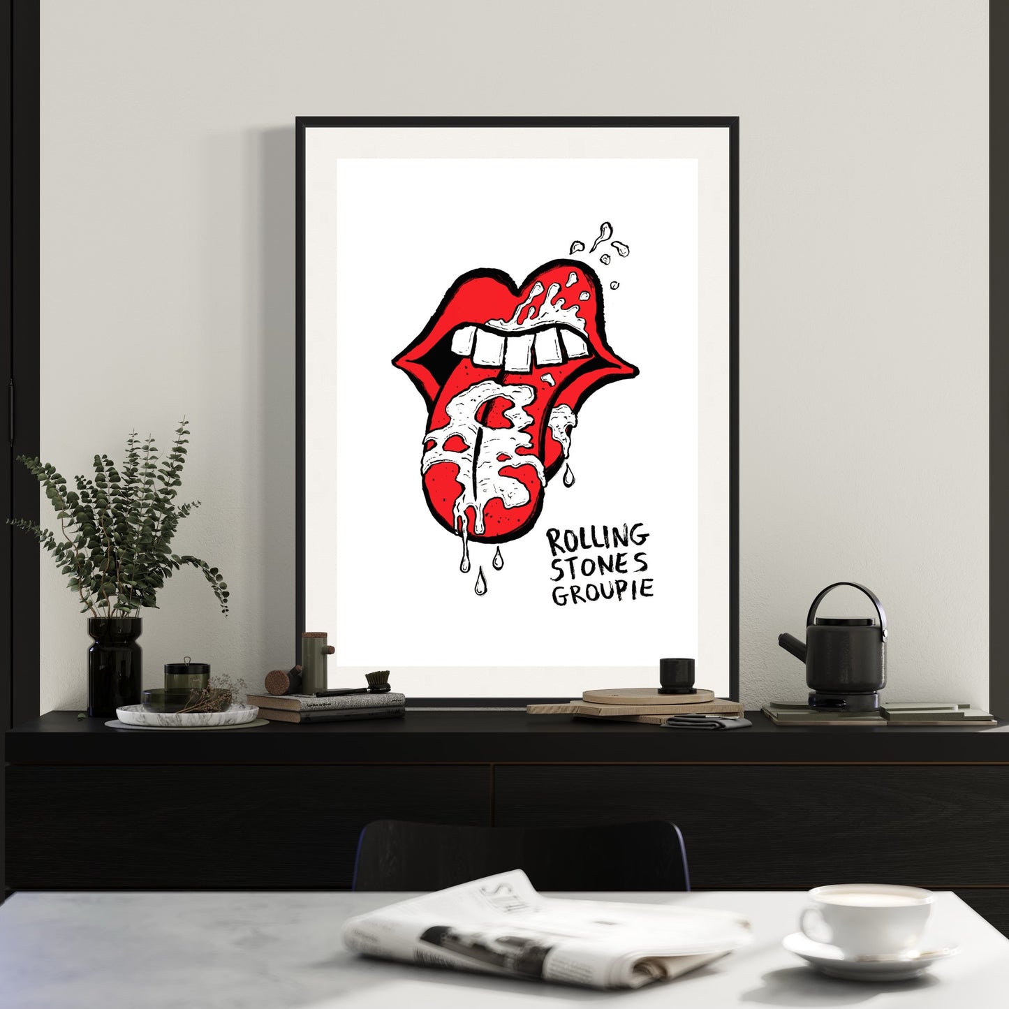 Rolling Stones - Groupie print