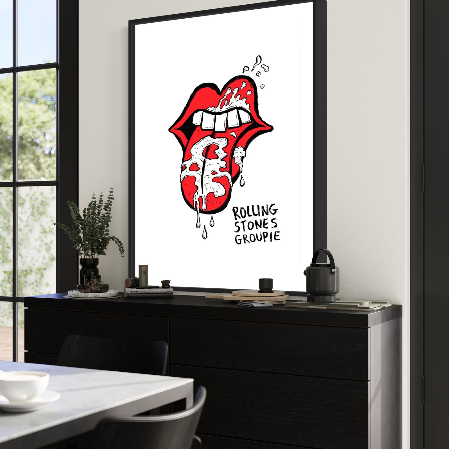 Rolling Stones - Groupie print