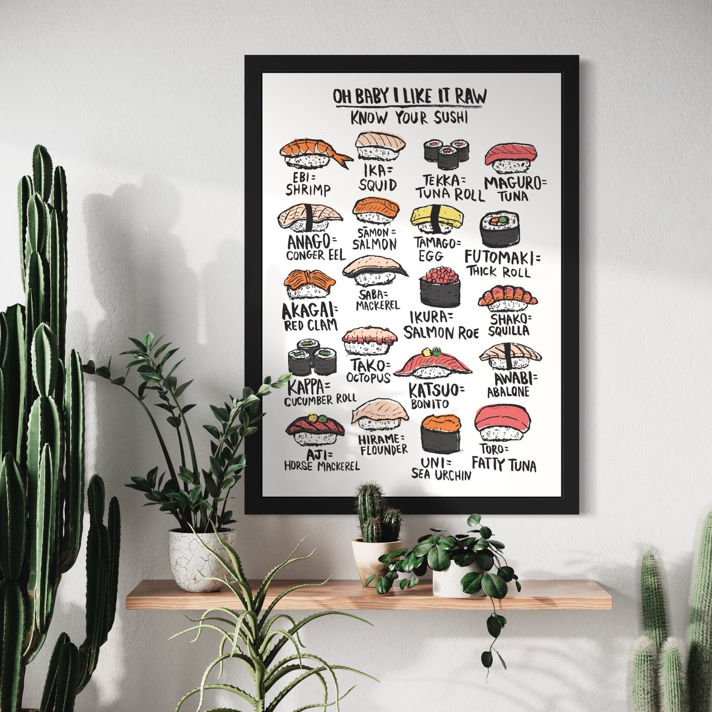 Sushi print