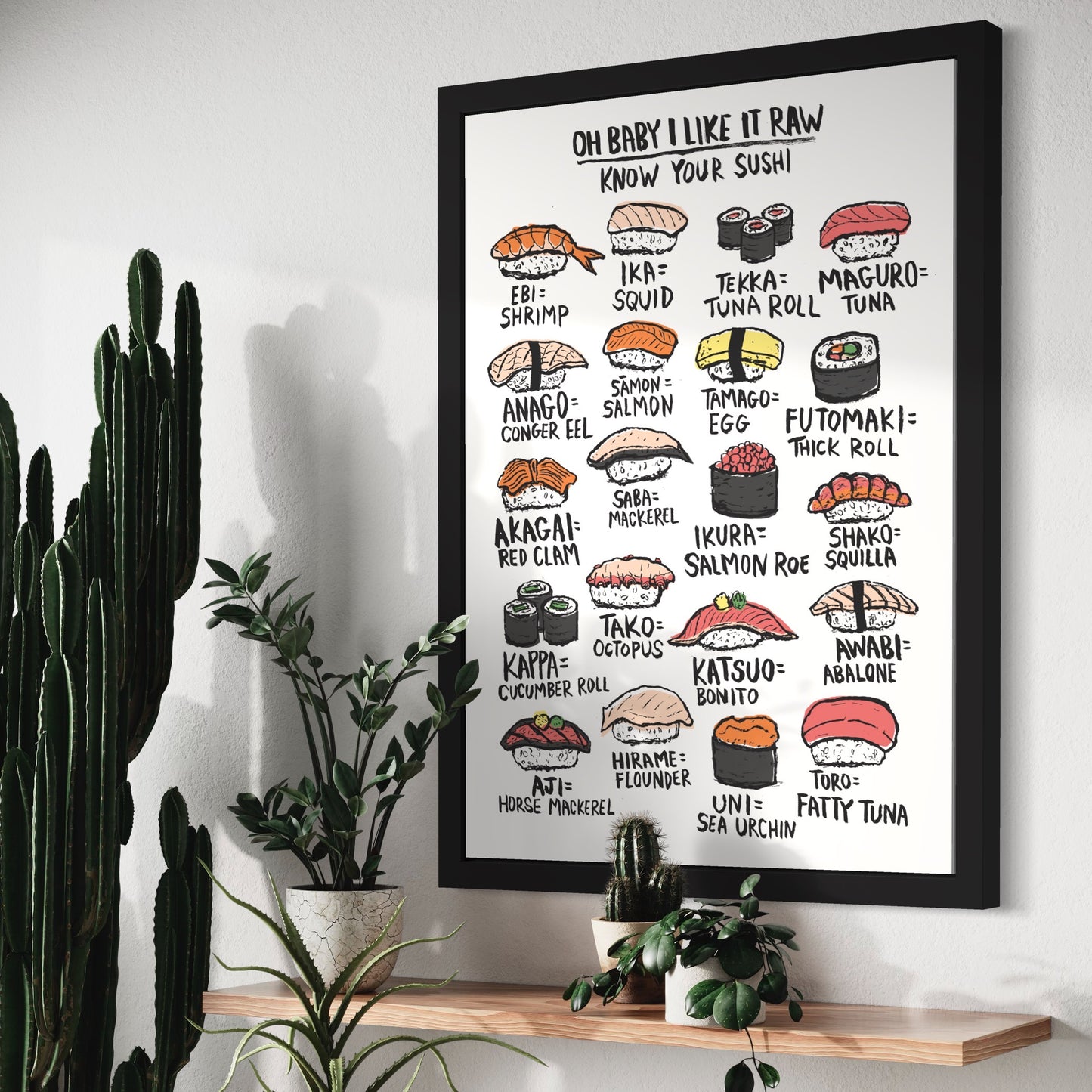 Sushi print