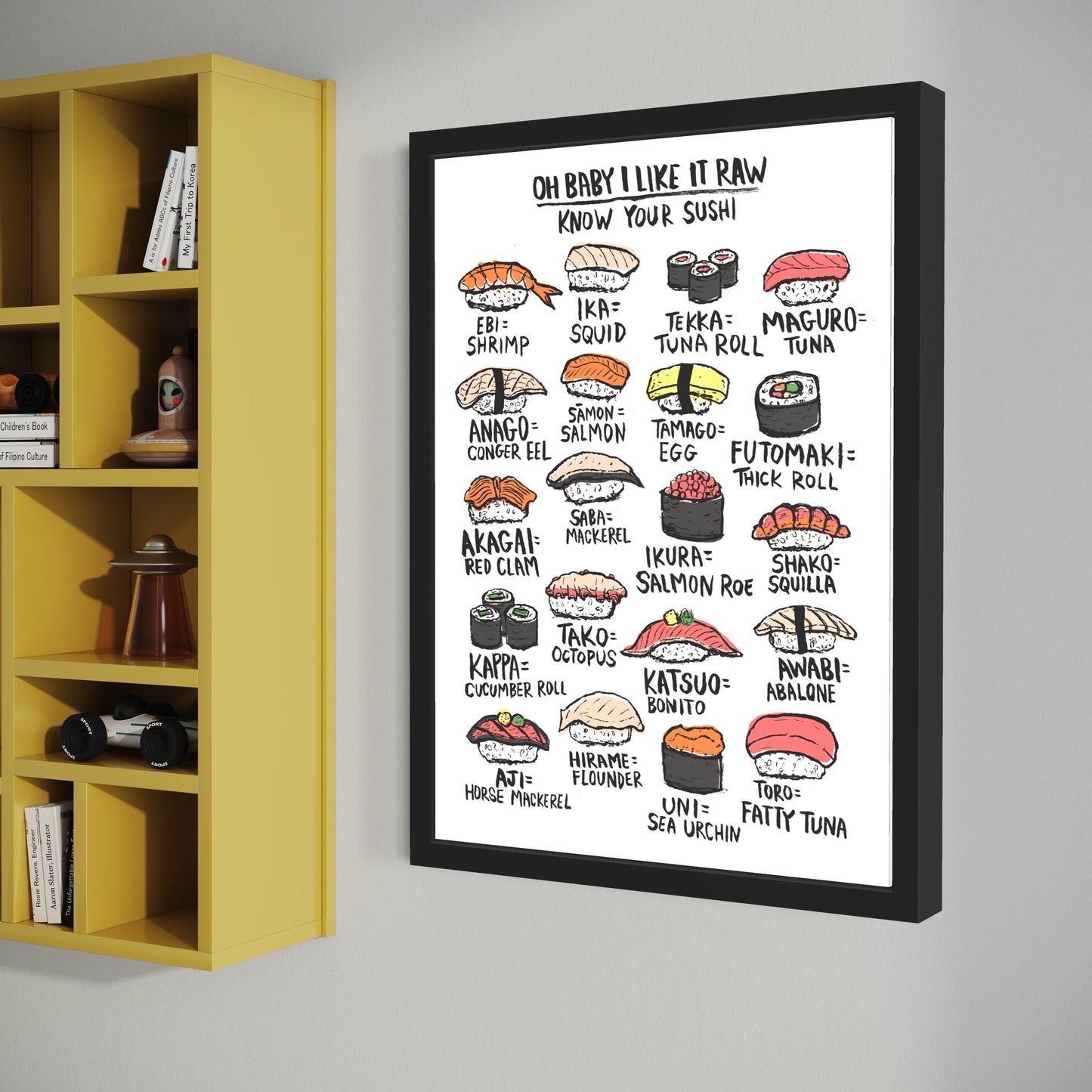 Sushi print