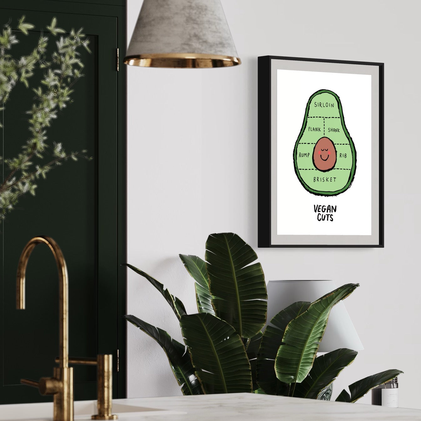 Vegan Cuts - Avo print