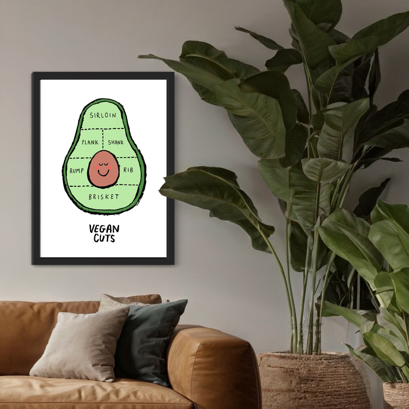 Vegan Cuts - Avo print