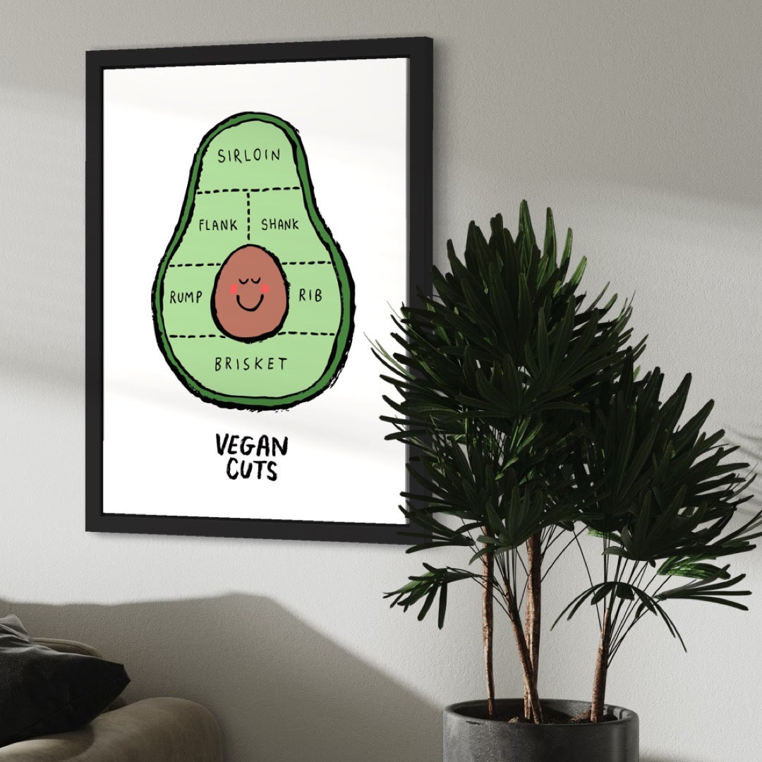 Vegan Cuts - Avo print