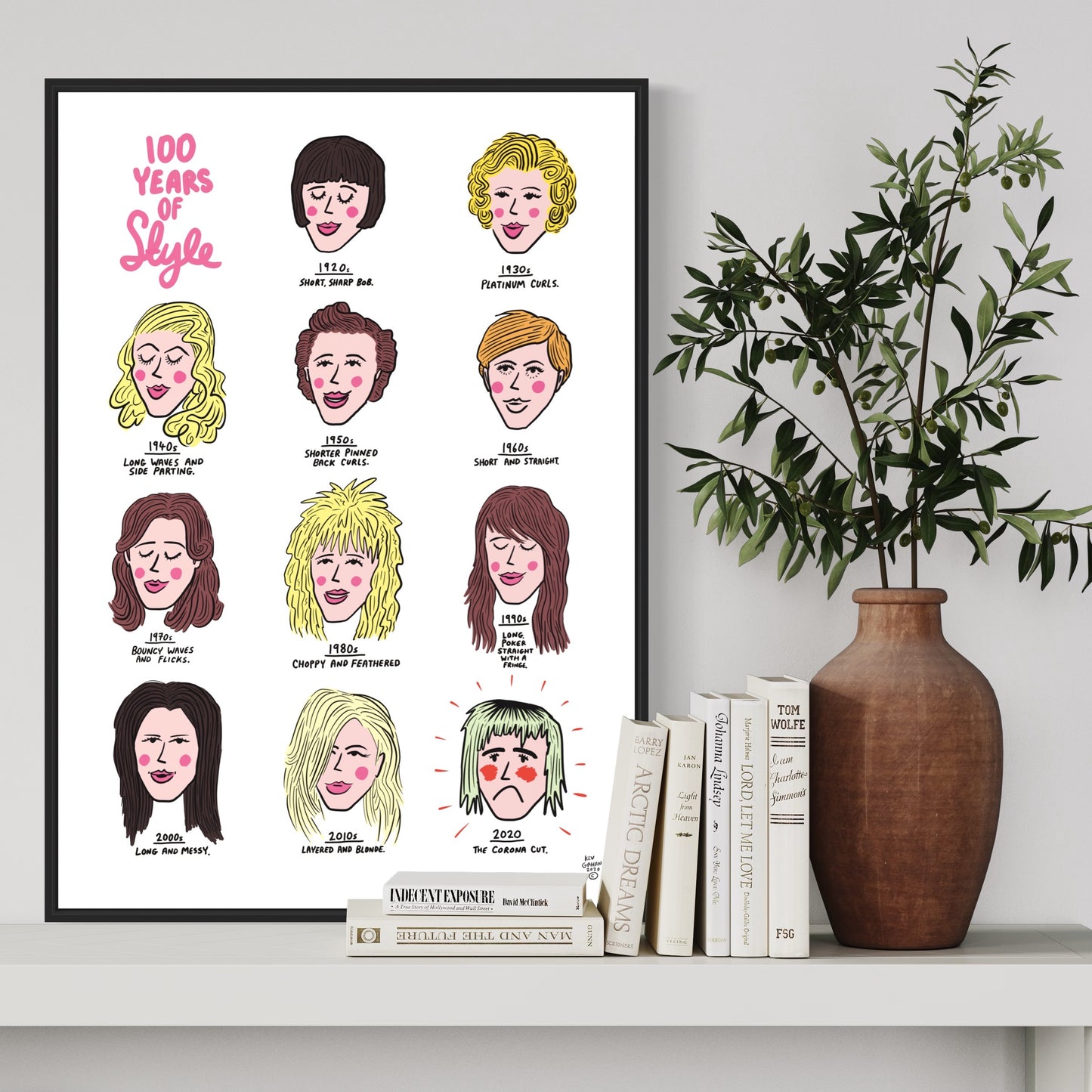 100 years of style, Covid Cut print