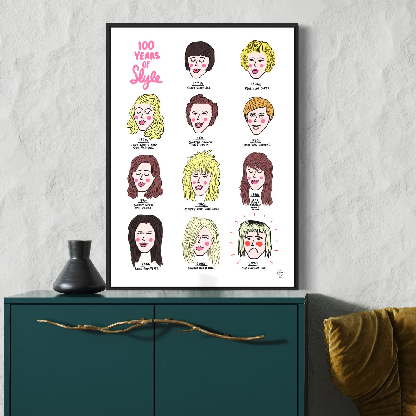 100 years of style, Covid Cut print