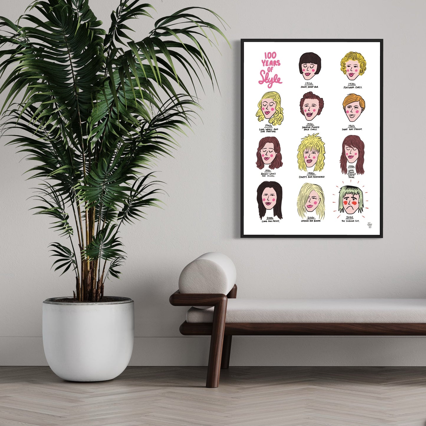 100 years of style, Covid Cut print
