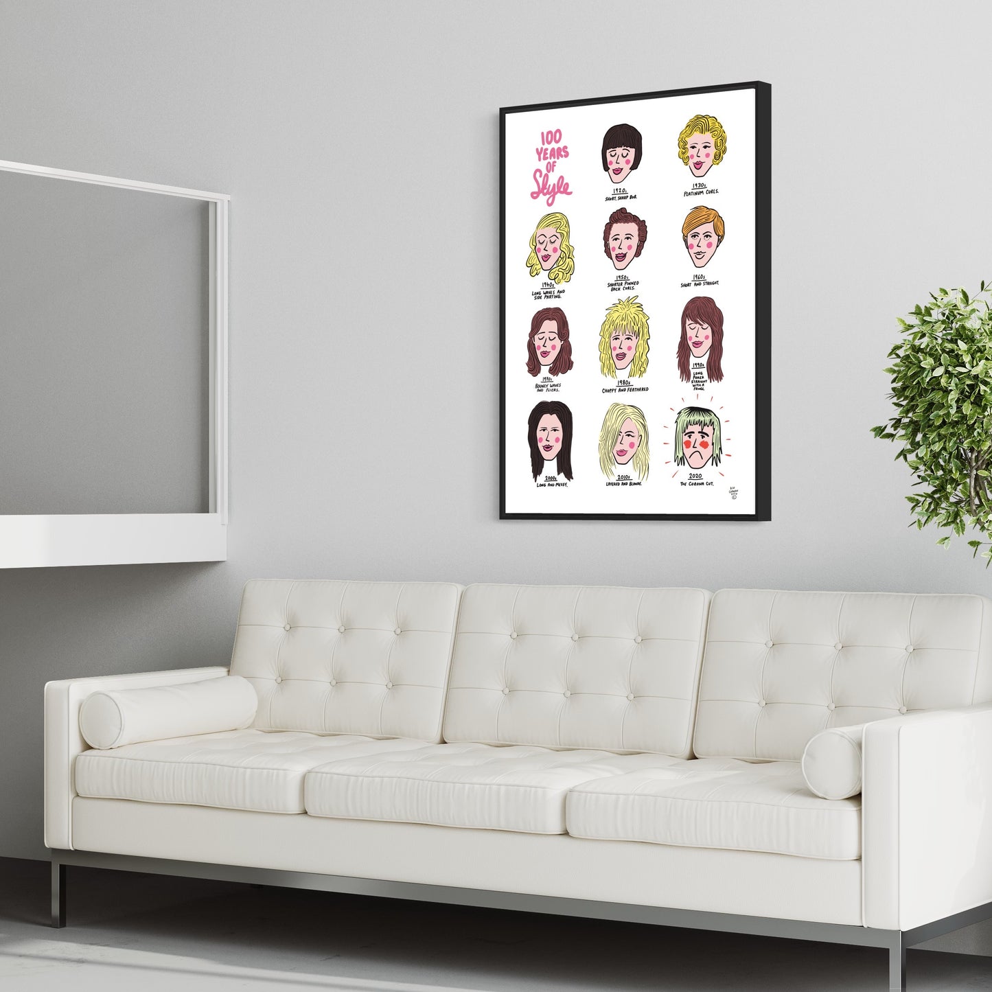 100 years of style, Covid Cut print