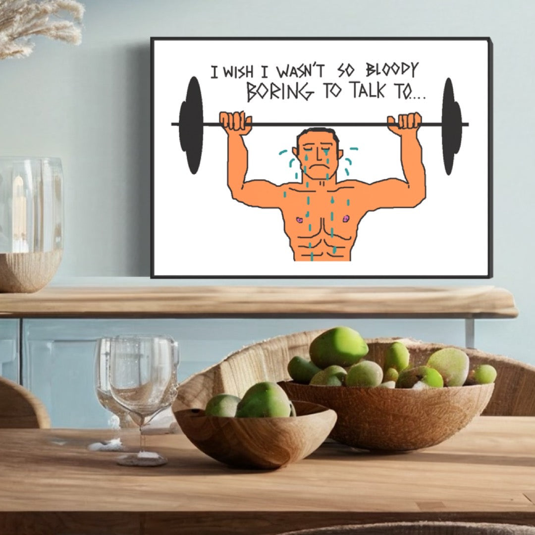 GYM - Boring print