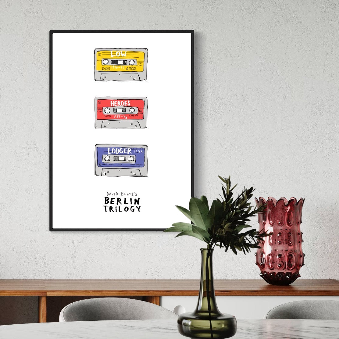 David Bowie - Berlin Trilogy print