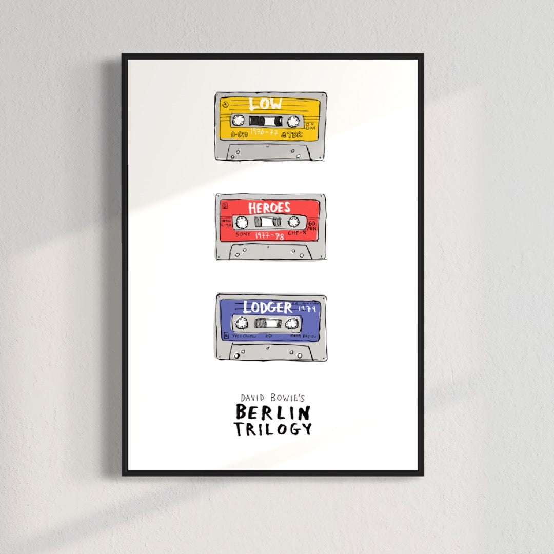 David Bowie - Berlin Trilogy print