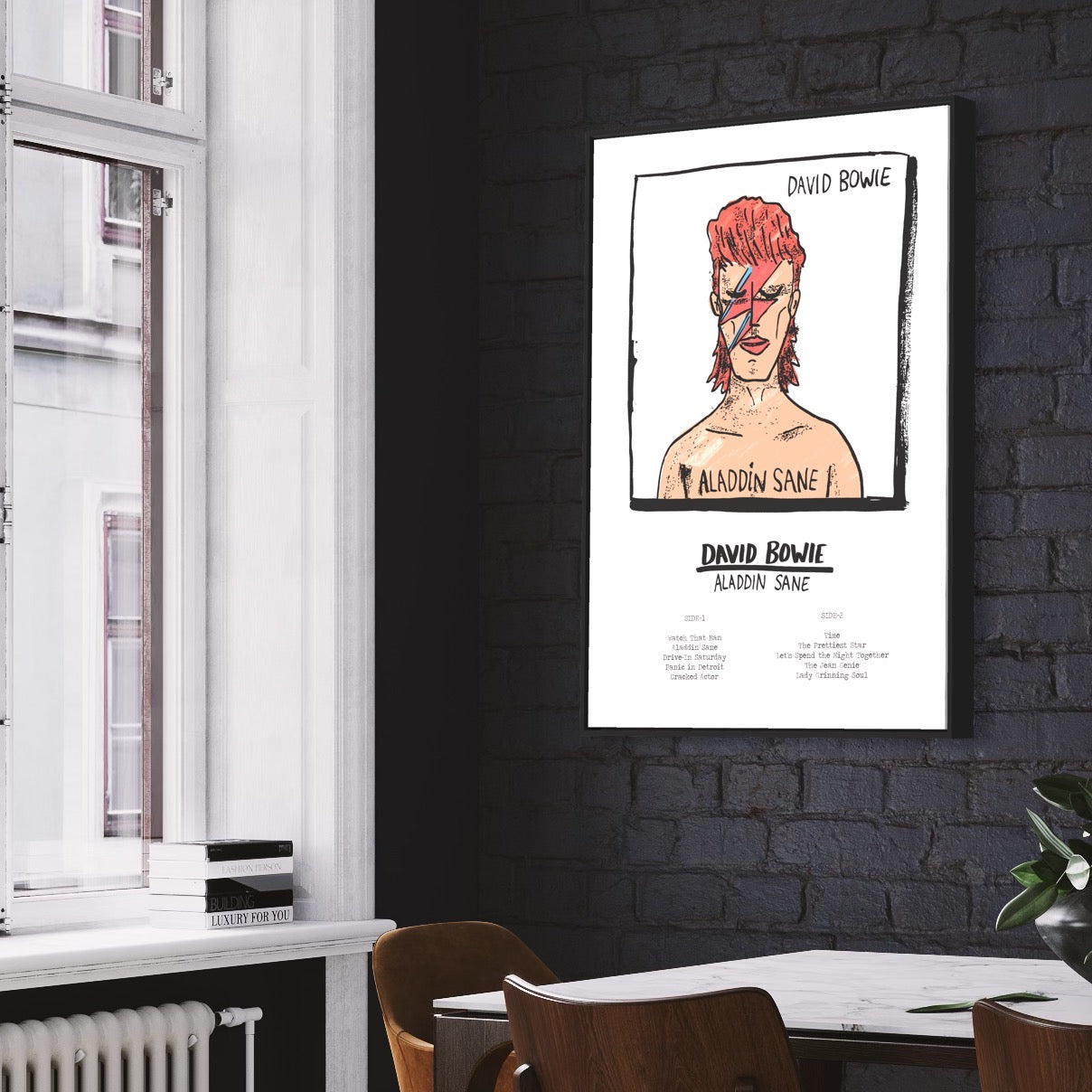 David Bowie - Aladdin Sane print
