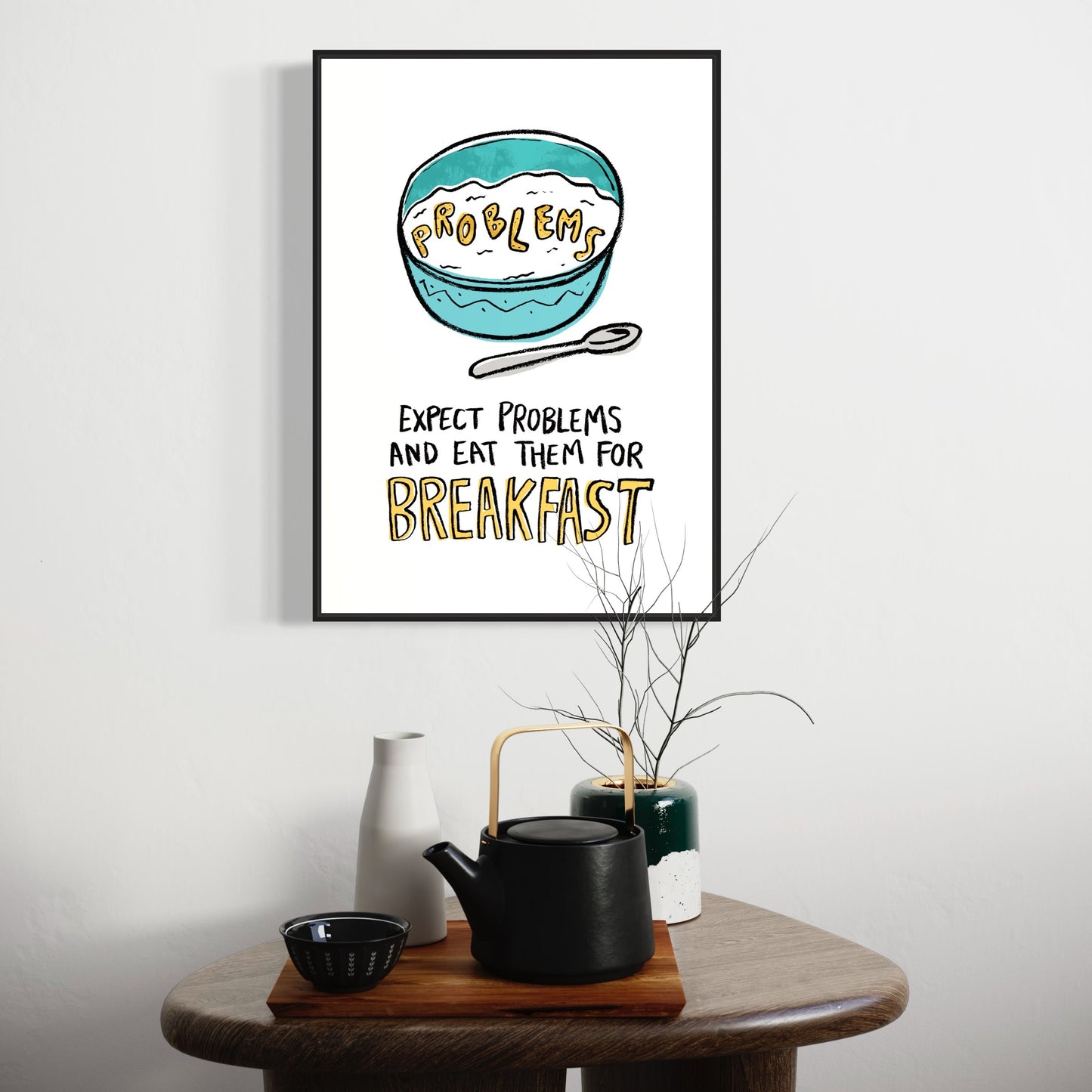 Expect Problems - Breakfast print