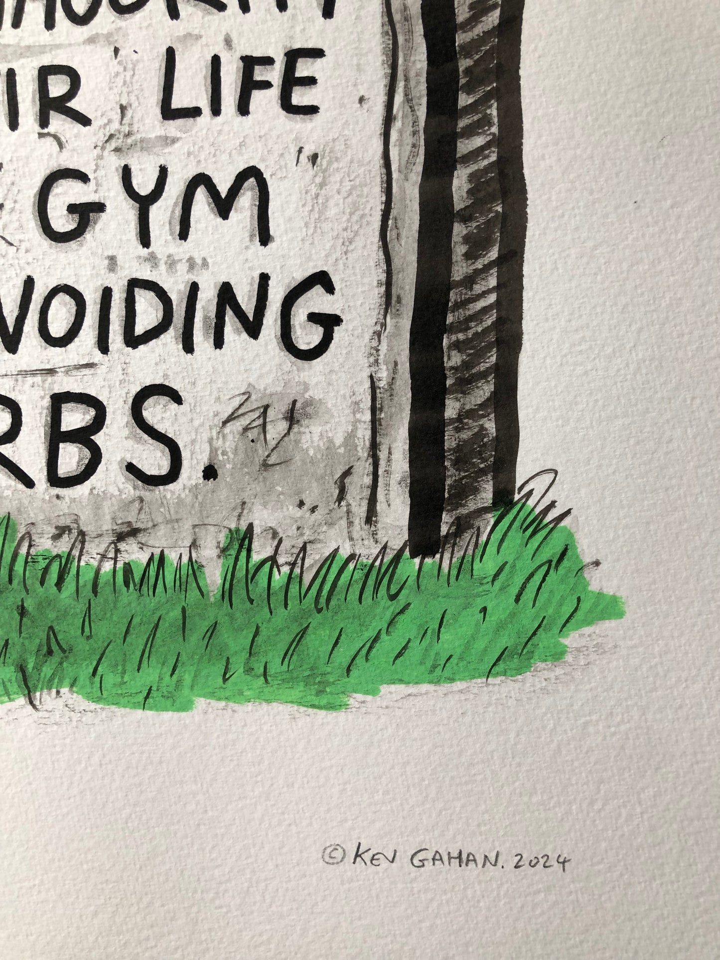 Gravestone - Original Artwork