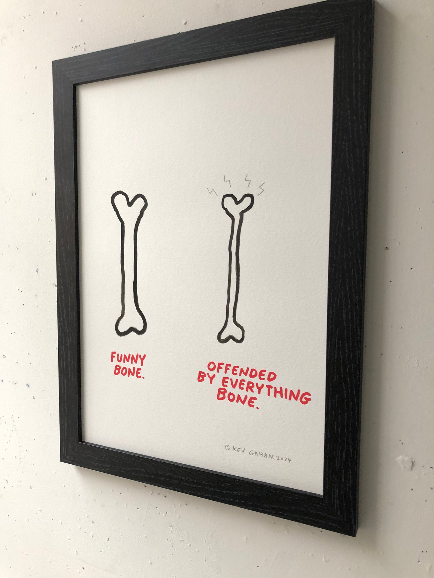 Funny / Offended Bone - Original Artwork