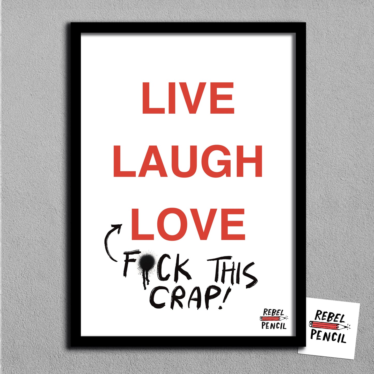 Live Love Laugh print