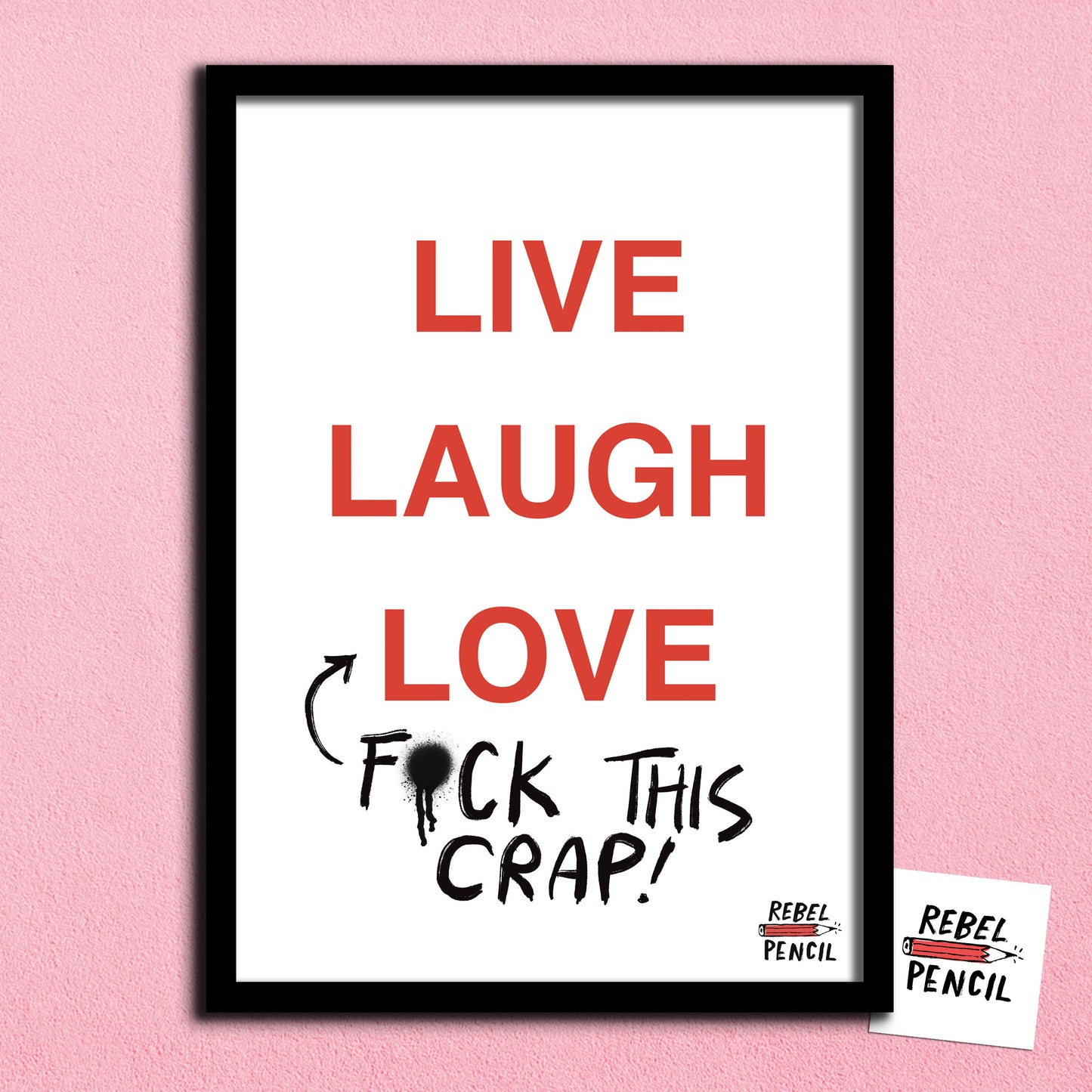 Live Love Laugh print