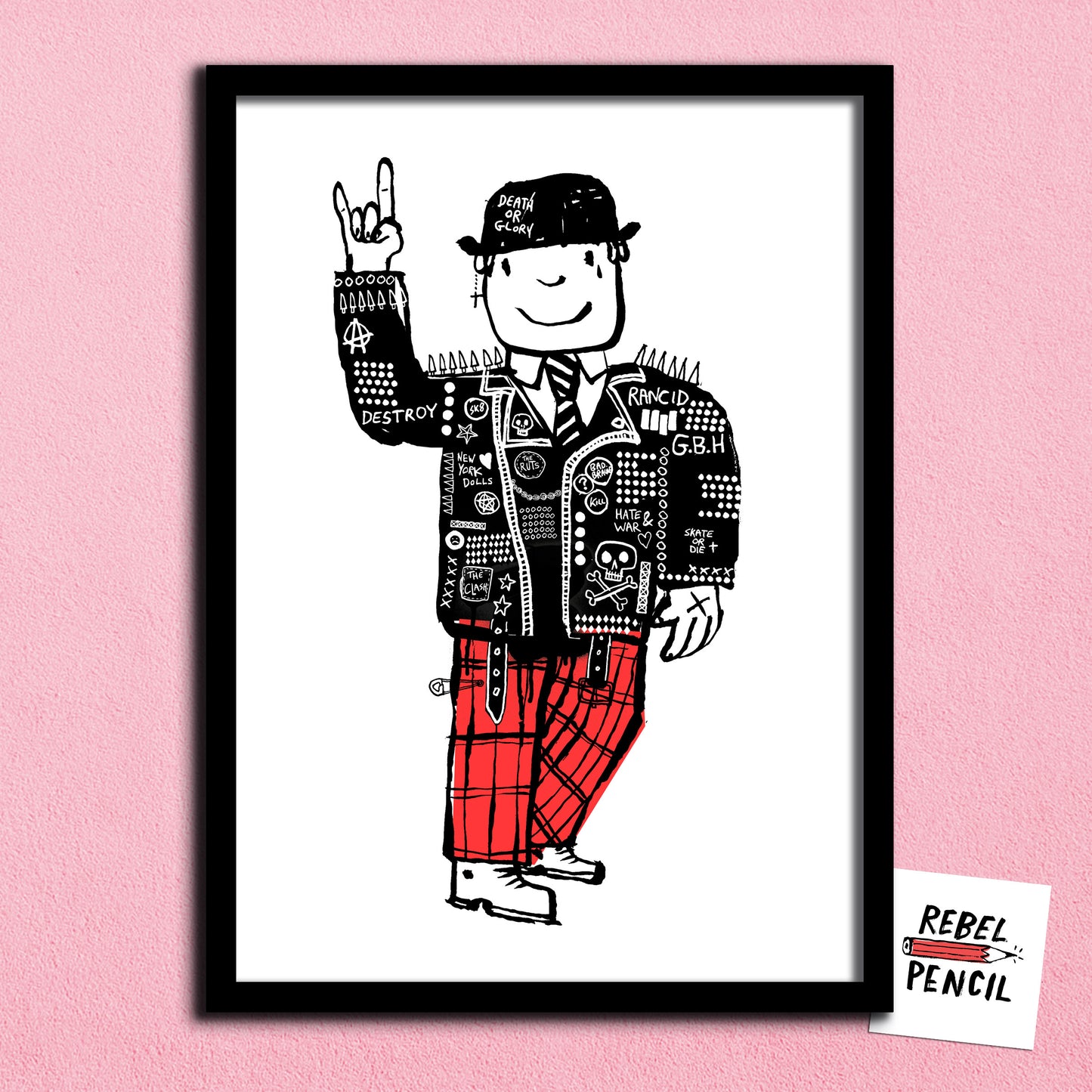 Mr Benn the Punk print