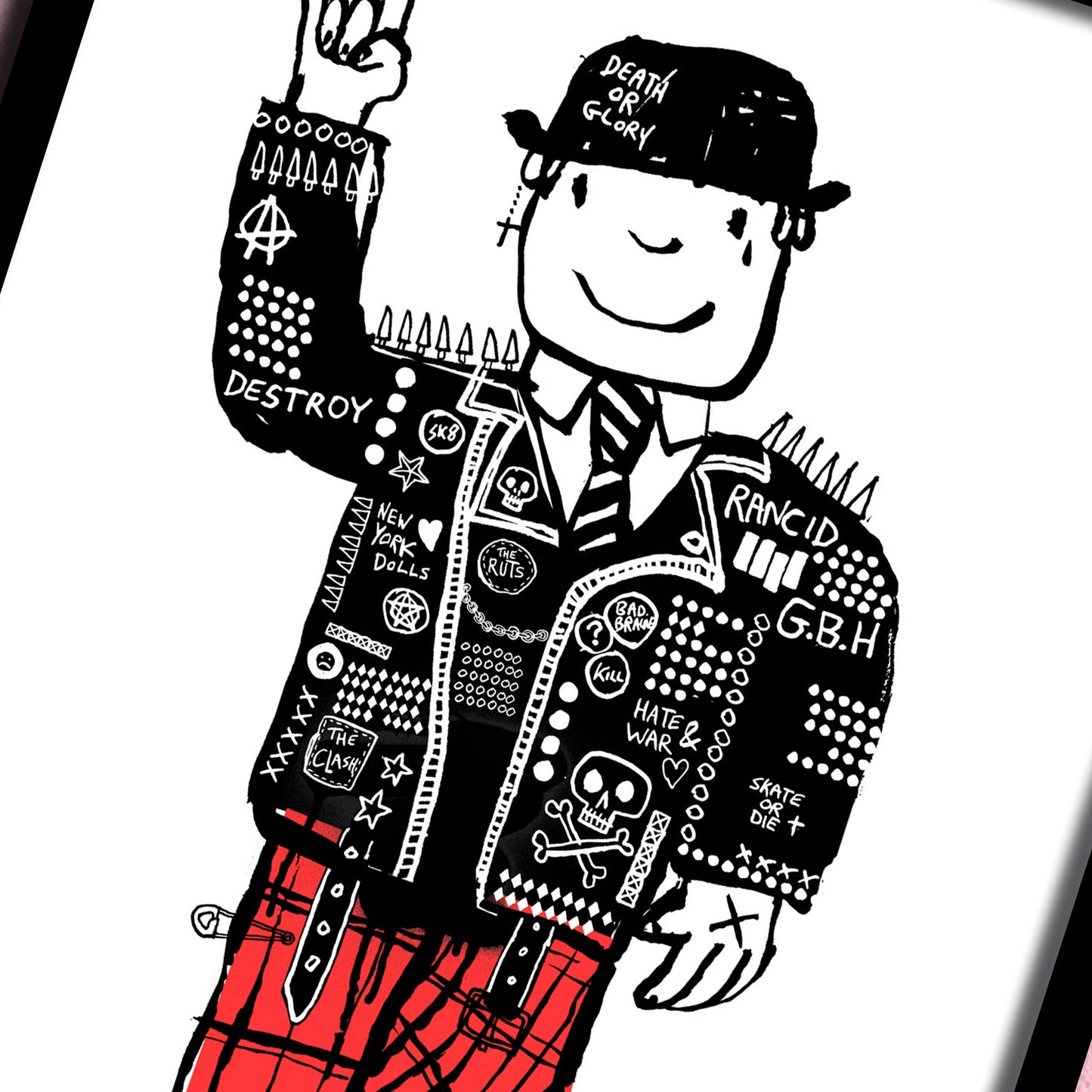 Mr Benn the Punk print